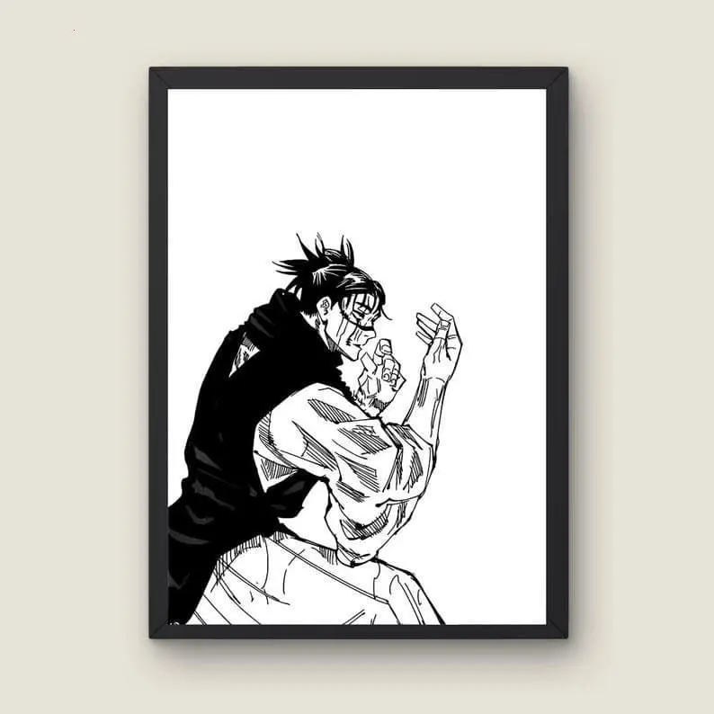 Choso JJK Anime Fantasy Poster - Eco-Friendly Comic Art, Graphical Fade-Resistant Matte Photo Paper Print, Home-Kid Room Wall Decor
