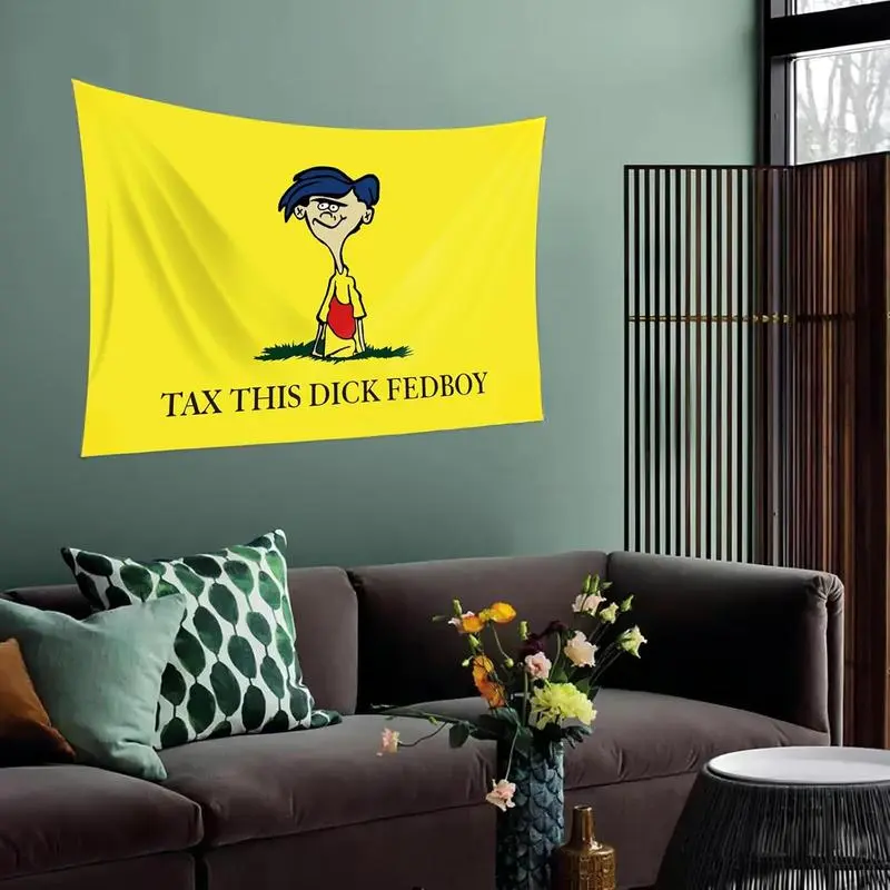 Fedboy fed boy Ed, Edd n Eddy Tapestry Rolf Flag banner tax this dick ...