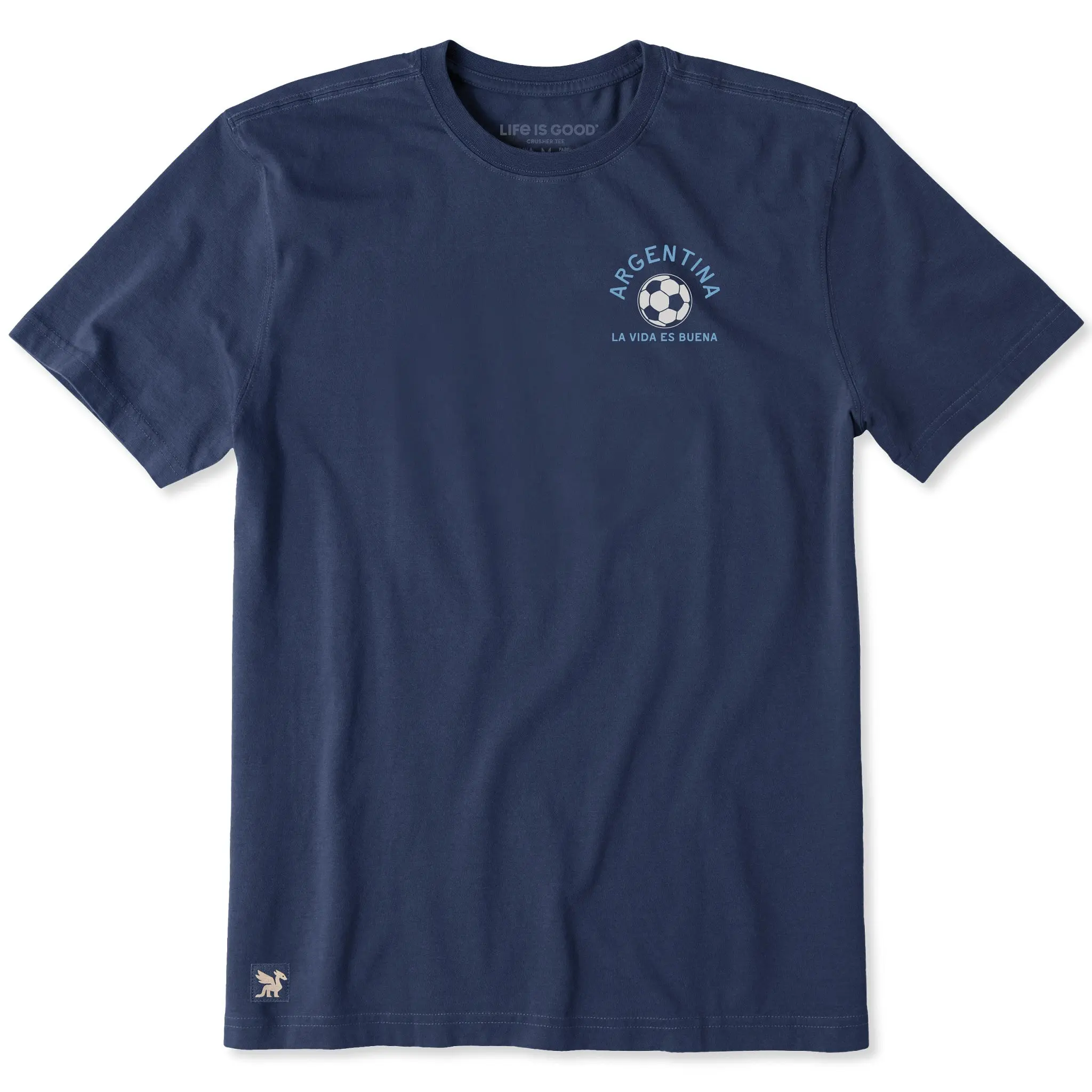 Men's Argentina Soccer Short Sleeve Tee