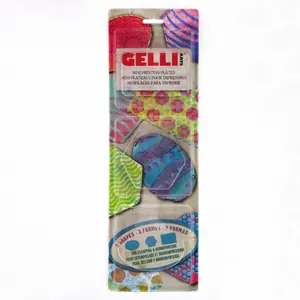Gelli Arts® Minis – Set of 3 Gel Printing Plates (Oval, Rectangle &amp; Hexagon)