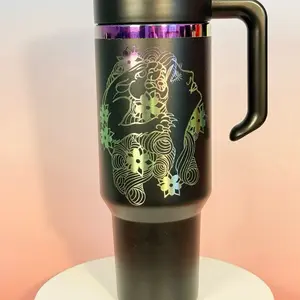 40oz Panther Woman Tumbler by Nick Males (@NickMalesTattoo) Drinkware Tumbler Lid  Stainless Insulated Sturdy Engraved