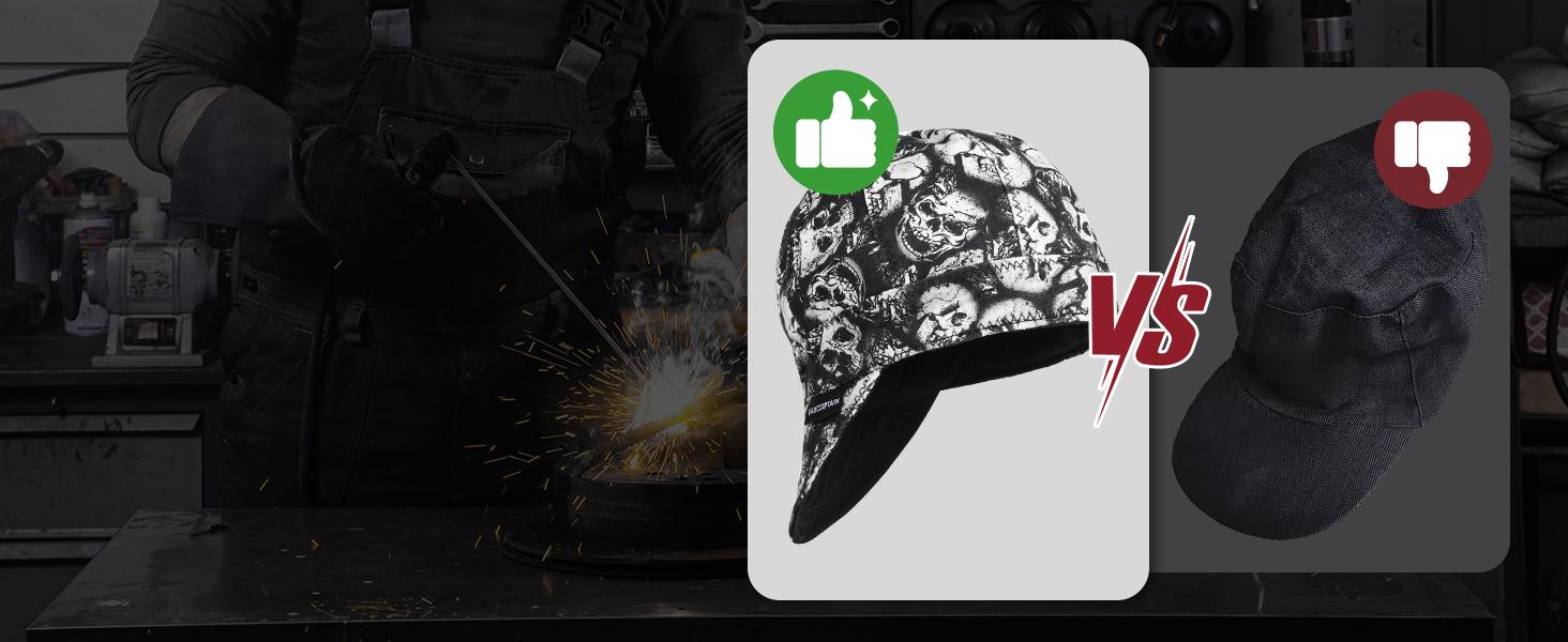Arccaptain Protective Welding Cap with Patterns