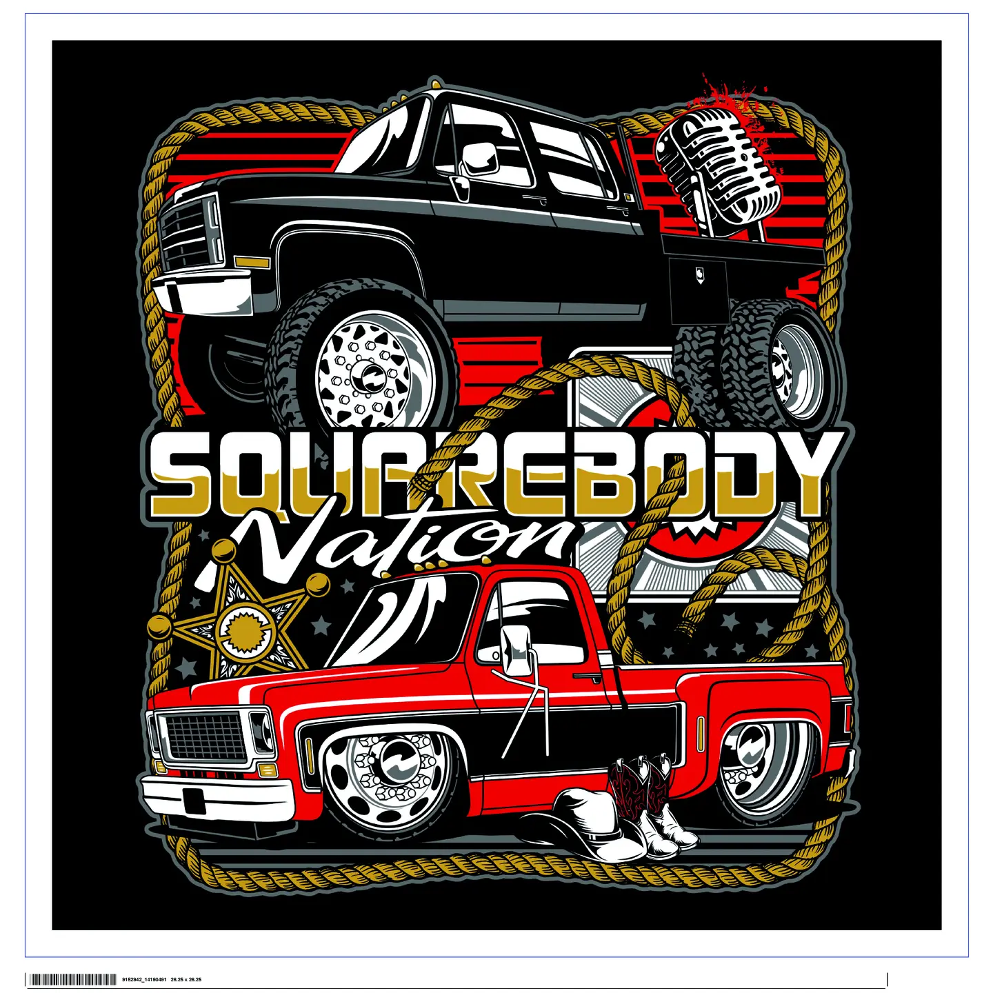 #14 Dually 2x2 Banner