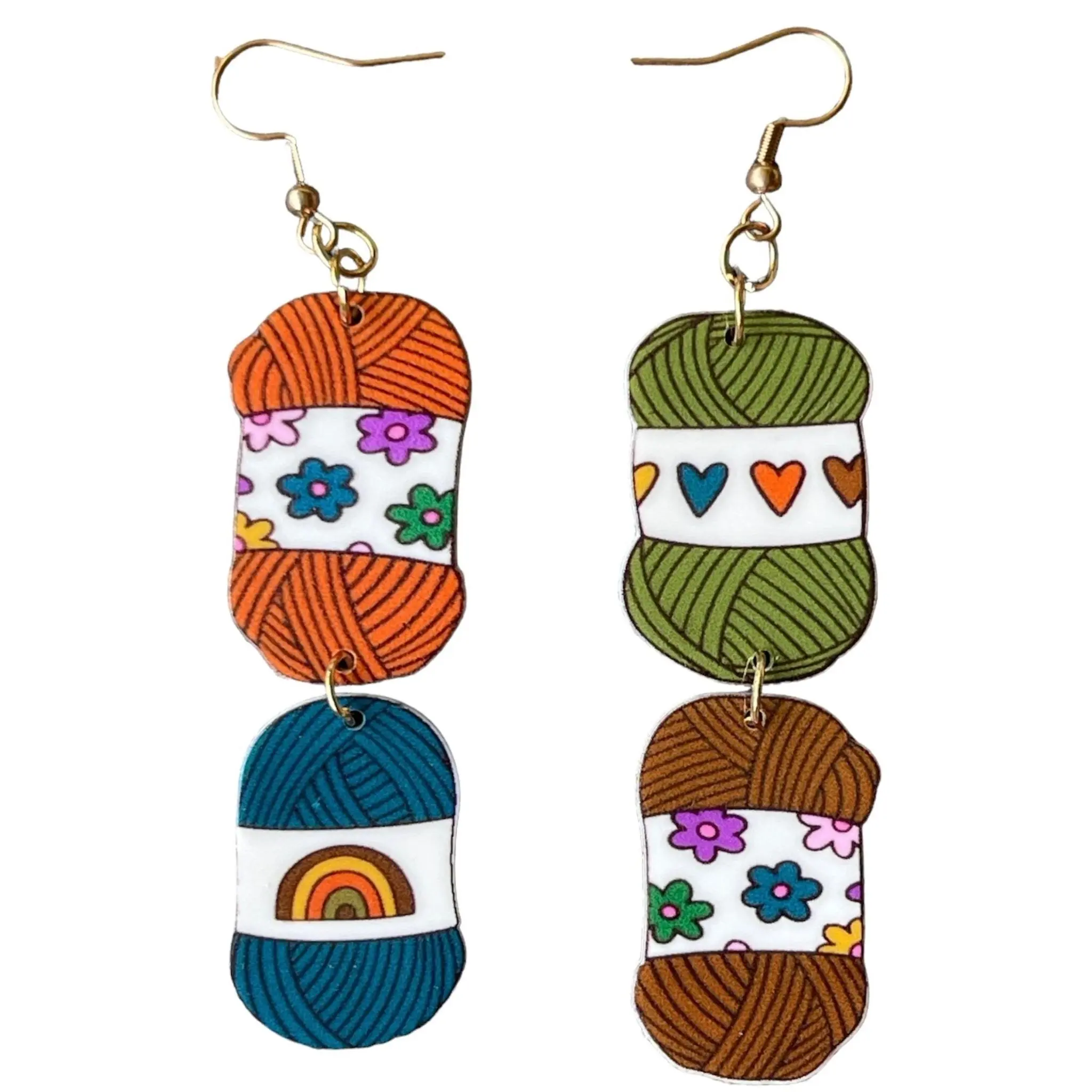 All Wound Up Yarn Earrings