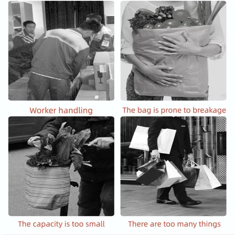 1PCS Large Capacity Waterproof Clothing Down Comforter Storage Bag Mobile Packaging Transport Luggage Bag Moving Travel Organizer