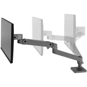 Ergotron 45-682-293 LX Pro Desk Mount Single Monitor Arm, Dark Gray, Tall Pole N/R