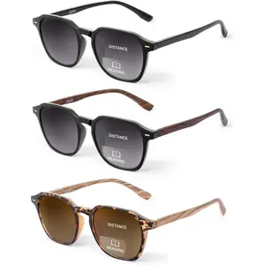 3 Pack Bifocal Reading Sunglasses for Men and Women, UV400 Sun Readers Glasses Spring Hinge Outdoor Sunglasses