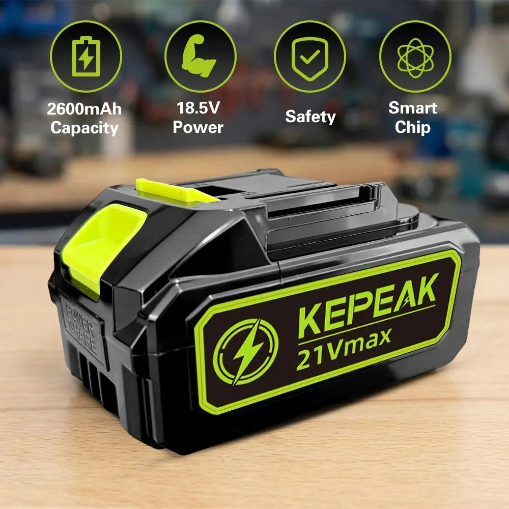 【BackToSchool】21V Max 13Ah High-Capacity Rechargeable Lithium Battery Pack, Premium Replacement Batteries with Advanced Protection System for 21V Cordless Power Tools, Affordable Price for Cordless Power Tools Users & Demanding Tasks, High Power Output