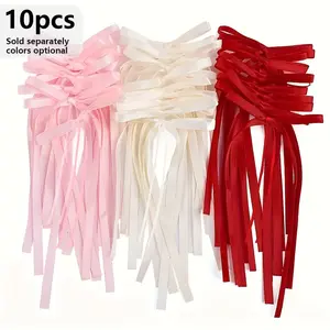 10-Pack Pre-Formed Ribbon Bowls, Multi-Color Options, Perfect for Wedding, Mother's Day, Valentine's Day Decorations, Gift Wrapping, DIY Crafts