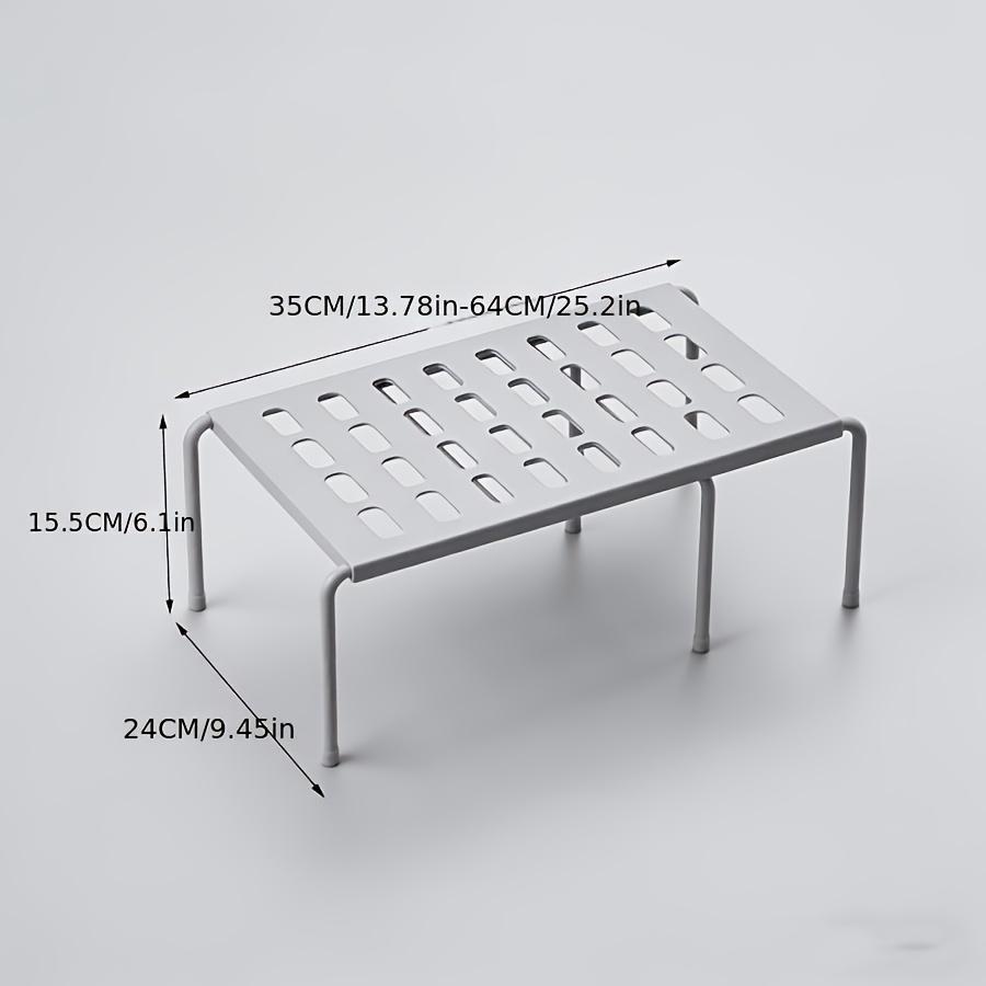 Telescopic Adjustable Storage Shelf 1 Pack - Expandable Space Saving Rack for Shoes Storage Boxes, Closet Organizer Shelf for Bedroom Closet Kitchen Bathroom Dorm Telescopic Adjustable Storage Shelf 1 Pack - Expandable Space Saving Rack for Shoes Storage Boxes, Closet Organizer Shelf for Bedroom Closet Kitchen Bathroom Dorm