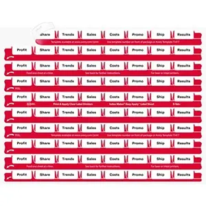 Avery Multipurpose Label Clear - Pack of 3