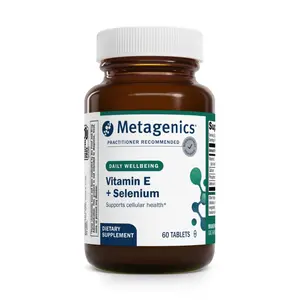 Metagenics E-400 Selenium Supplement - Vitamin E & Selenium Antioxidant Formula with Calcium & Phosphorus - Supports Immune, Skin, Eye & Cellular Health - Gluten-Free, Vegetarian - 60 Tablets