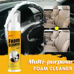 All Purpose Rinse-Free Cleaning Spray, Multipurpose Foam Cleaner for Car Seats Wheels Dashboard, 2025 New Magic Foam Cleaner Lemon Scent for Car Interior Kitchen Bathroom