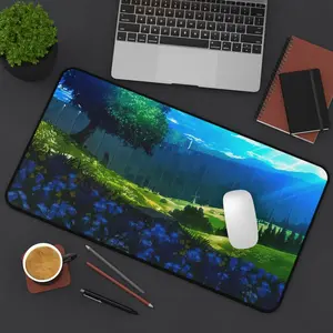 Attack On Titan Eren Yeager x Mikasa Anime Desk Mat, Anime Mouse Pad, AOT