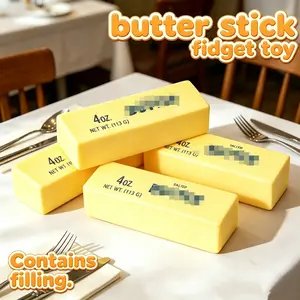 Butter stick super wet soft slow return Big Mac Butter stick slow rebound pinch music Teenager decompression toy with filler