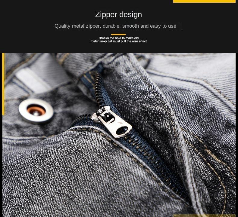 spring autumn cargos Men's clothing straight new Cargo slim casual original designer cowboy work Splice jeans pants Trousers Menswear