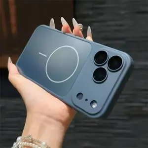 Fashionable 2-in-1 Magnetic Phone Case Made of TPU+PC Material, Shockproof and Supports Wireless Charging. Compatible with iPhone 17 Pro Max, 17E, 17 Air, 16 Pro Max, 16E, 15 Pro, 14 Plus, 13 and 12 Series. Stylish Creative Design, Unisex. phone case