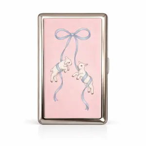 Metal Wallet Vintage Case - Cigarette Card Holder, Multi-Functional Metal Tin Box, Versatile Trinket Business Card ID Holder