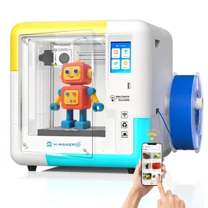 AOSEED 3D Printer for Kids & Beginners, AI-Powered Fully Assembled 3D Printer with Up to 400mm/s Speed, Auto Leveling, 15 Mini Apps, Includes 4 PLA Filaments for Home and School Use, X-Maker AI+ tiktokshopspringglowup