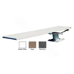 S.R. Smith 68-209-5982 6' Cantilever Jump Stand with White Frontier III Diving Board