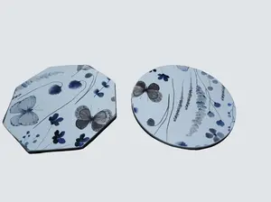 Homemade Glass Coasters for Kitchen Tableware