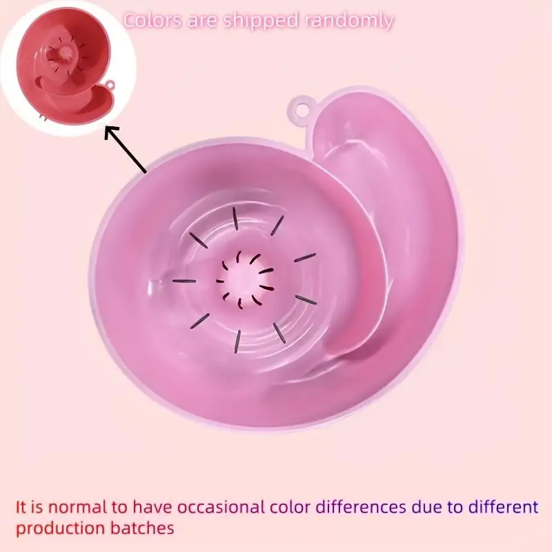 1pc Snail-Shaped Heavy-Duty Plastic Sink Strainer Sieve - Automatic Drainage, No Electricity/Drilling Installation, Compact Suspension Space-Saver Colander for Kitchen Sinks & Bathroom Countertops, Colanders, Sink Strainer Sieves