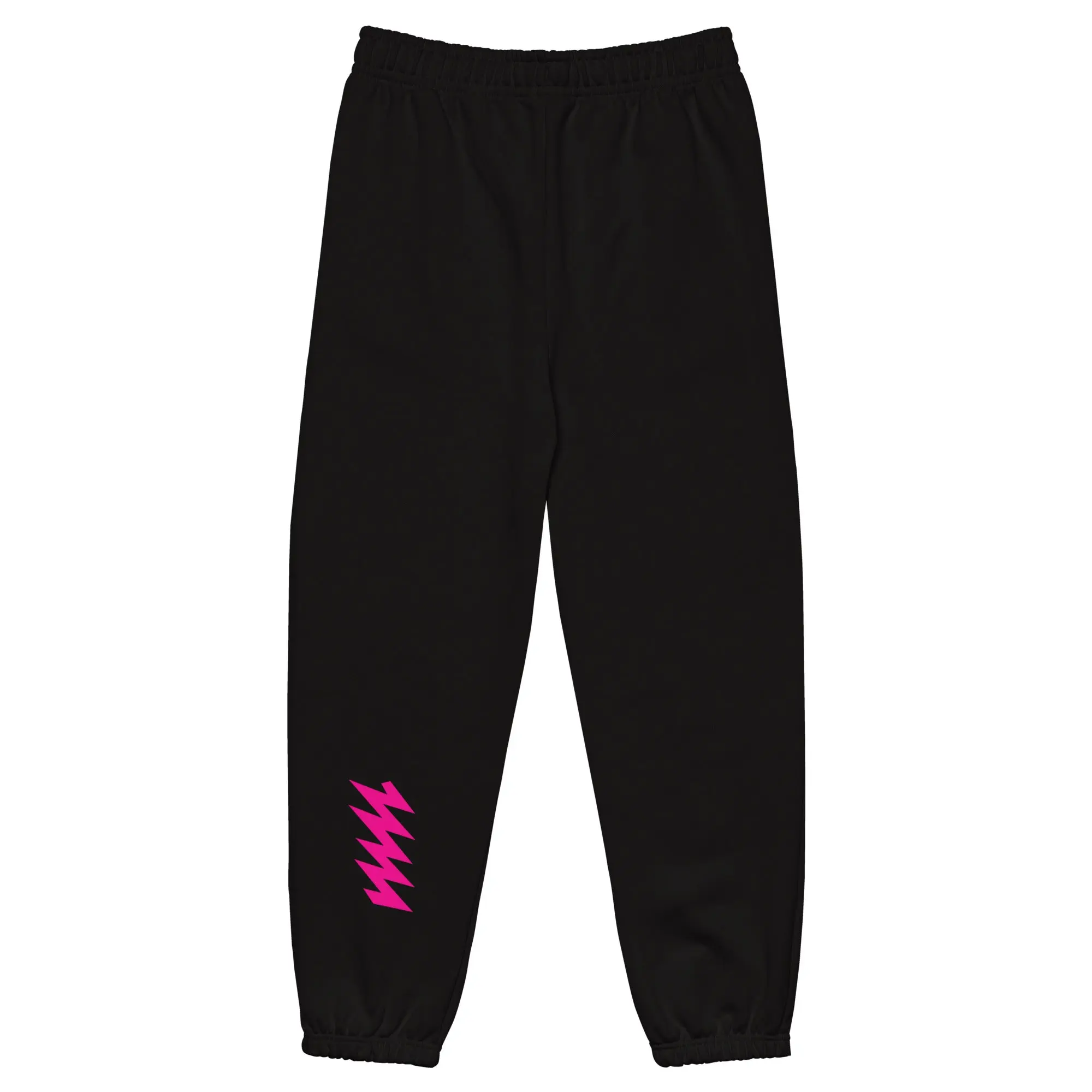 Heavyweight Unisex Sweatpants with Deep Side Pockets & Elastic Cuffs - 90s Style Fleece Pants for Casual Wear