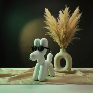 2026 New Luxury Sunglasses Balloon Dog Art Sculpture, Home Decor Sculptures, Resin Figurine Statue, Stylish Modern Home Desktop Decor, Decorative Home Ornament, Perfect Gift for Any Occasion