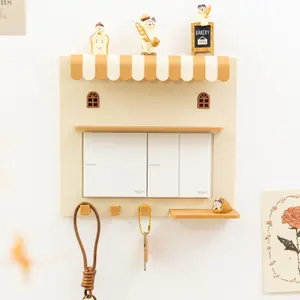 1pc Small House Protective Switch Frame Cover, Outlet Panel Cover-Up Switch Panel Decorative Wall Sticker, Adhesive Stickers, Key Hook Storage, Figurine Collectible Decor, Kitchen Bedroom Accessories Home Decor, Picture Frame Gift