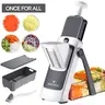 【Black Friday Deals 2026】ONCE FOR ALL 420 Stainless Steel Safe Mandoline Slicer, Adjustable Collapsible ABS Durable Design, Vegetable Fruit Cutter, Compact Easy-Clean Cooking Gadget Utensil, Holiday Kitchen Gift