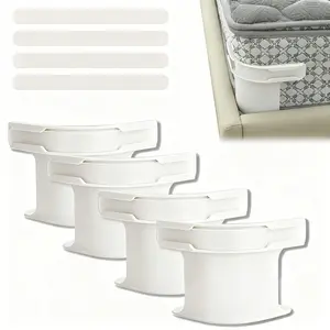 Lock Sheet Holders Set of 4, HeavyDuty Bed Sheet Holders with Straps, Keep Sheets Firm &Tight,Corner Fitted for All Mattress Sizes Bedsheet Clip Durable BeddingAccessories/ Lock Sheet Holders Keep Sheets Tight Heavy Duty Bed Sheet Holder，Christmas gift