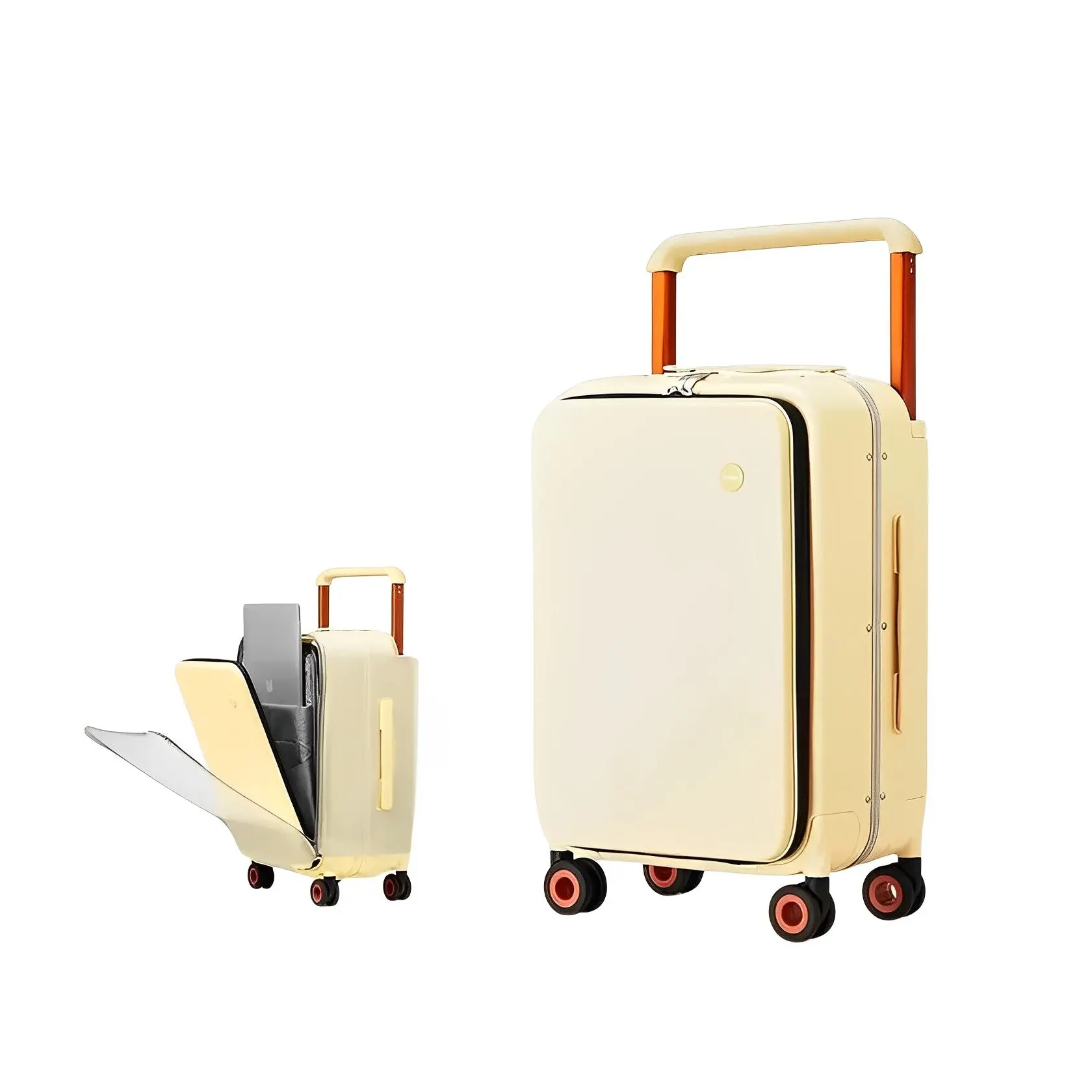 BigBag SC-01 Yellow Luxury Multi-Functional Travel Suitcase