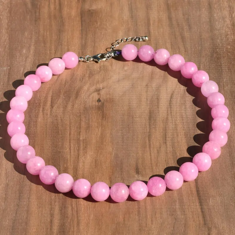 Women's Elegant Random Color Stone Beaded Choker Necklace, Gemstone Necklace, Choker Necklaces, Decorative Necklace, Fashion Jewelry for Party, Daily Clothing Decor, Trendy All-match & Exquisite Jewelry for Birthday Gift
