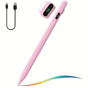 Magnetic Stylus Pen, Capacitive Pen, Touchscreen Pen, Smart Digital Pen, Rechargeable Precision Drawing & Writing Digital Stylus Pen with LED Power Display, Tablet & Computer Accessories for iPad & Android Tablets