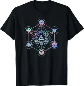 Dungeons & Dragons 6 The Geometric Hologram Logo T-Shirt