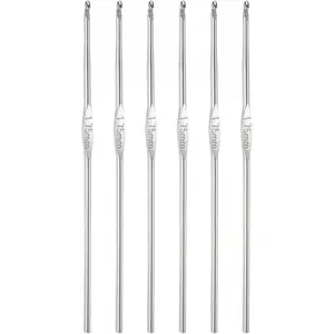 Stainless Steel Crochet Hook 1.75mm Knitting  for DIY Craft Yarn 6 count