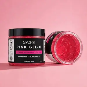 NYCHE HAIR MAXIMUM STRONG HOLD EDGE BRAID & LOC GEL 6 oz Argan Oil Long Lasting Haircare No Flakes Build Up Silicones Sulfates Parabens