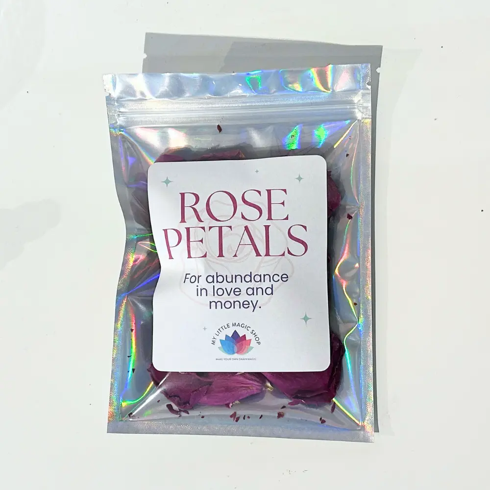 Dried Red Rose Flower Petals