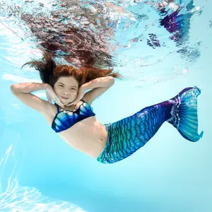Teal Fantasy Starter Mermaid Tail with Monofin