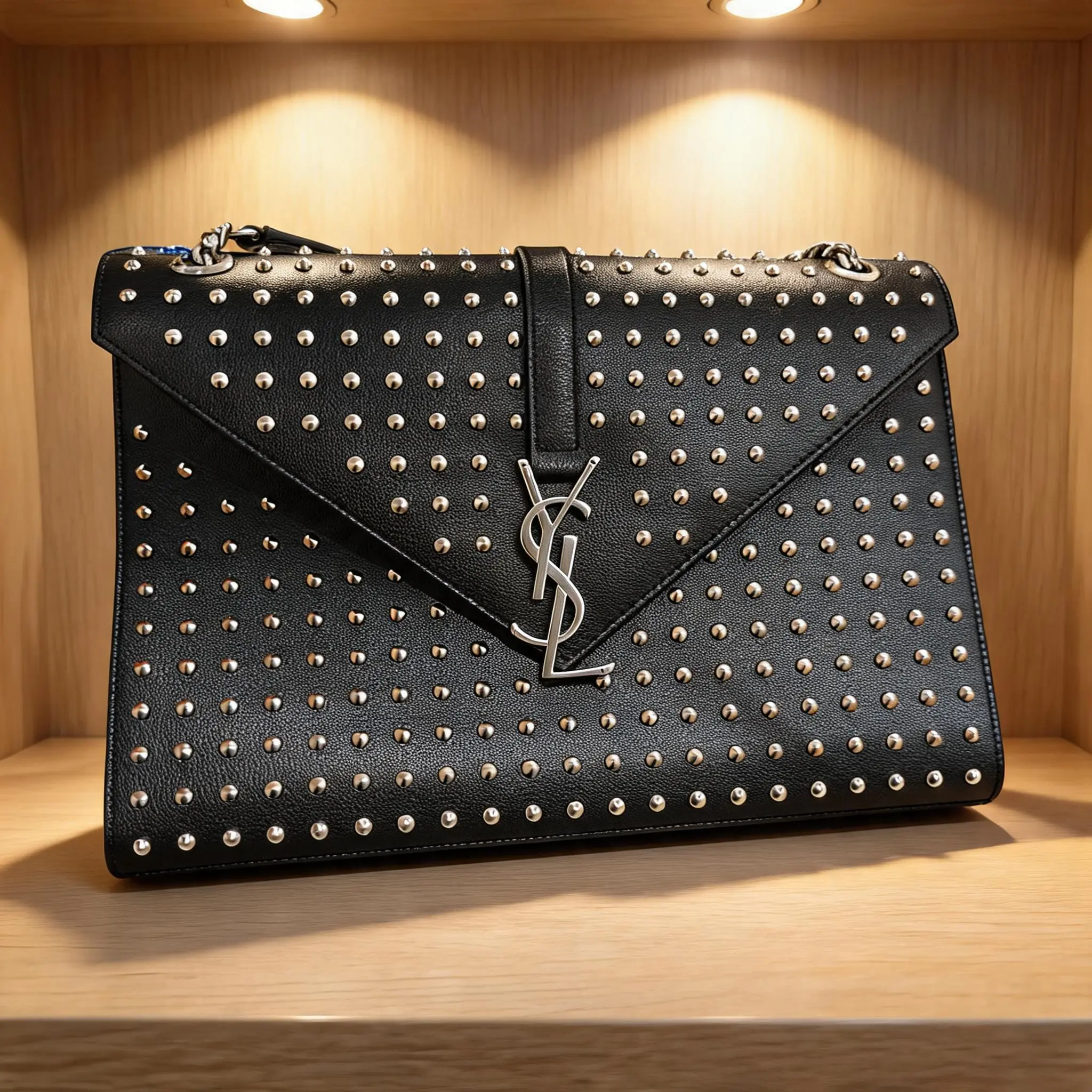 Pre-owned Yves Saint Laurent ysl Leather Shoulder Bag C0721882018