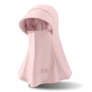 Sunscreen mask Full face integrated sun hat Outdoor riding headgear Summer ice silk mask UV protection
