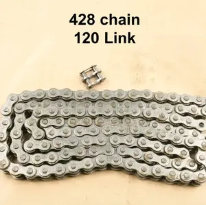 Standard 428 Motorcycle ATV Chain 428 x 120 Non O-Ring 428x120 Heavy Duty HD
