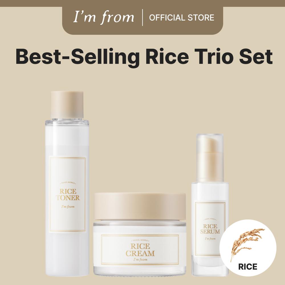 [I'M FROM OFFICIAL SHOP] Korean Best-selling Rice Toner, Rice Cream, Rice Serum - Milky Toner for Glowing Skin, Korean R