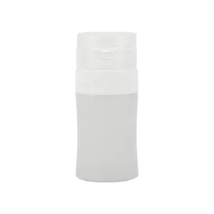 VOCOSTE Portable Cylinder Silicone Pump Bottle for Travel Gym