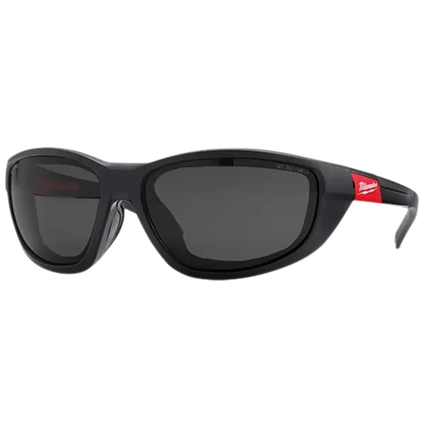 Milwaukee 48-73-2045 Polarized Lenses Work Safety Equipment, Polycarbonate Job Site Safety Glasses with Rubber Gasket