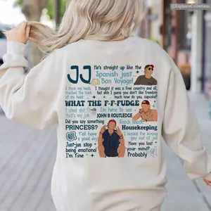 JJ Maybank Vintage Blue Shirt, Homage 90s JJ Maybank Outer Banks Fan Tee, Y2K Movie Character Shirt, Gift for Women and Men , Global Trending Outfits