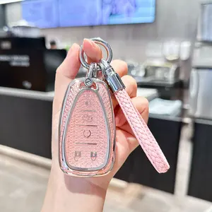 for Chevrolet Key Fob Cover Special Soft TPU Key Case Key Shell Compatible with 2016-2024 Chevy Blazer Bolt EV Camaro Cruze Equinox Malibu Spark Traverse Key Shell