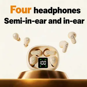 Dual Wireless Bluetooth 5.4 Earphones with HiFi Sound Low Latency and Noise Reduction for IPhone