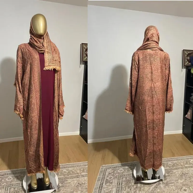 Women's Islamic Modest Fashion Pashmina Abaya