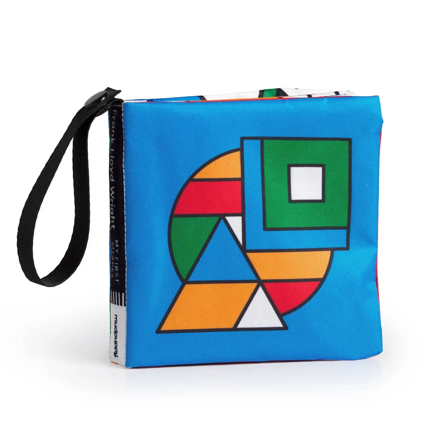 Frank Lloyd Wright My First Shapes Crinkle Fabric Stroller Book by Mudpuppy